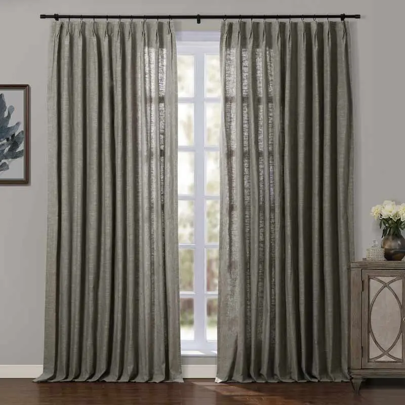 TWOPAGES Jawara™ Luxury Blackout Thermal Curtain Pinch Pleated Drapes - Image 55