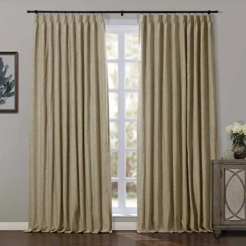 TWOPAGES Jawara™ Luxury Blackout Thermal Curtain Pinch Pleated Drapes - Image 56