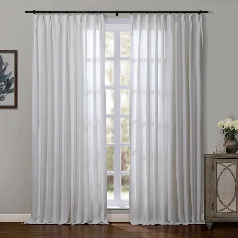 TWOPAGES Jawara™ Luxury Blackout Thermal Curtain Pinch Pleated Drapes - Image 83