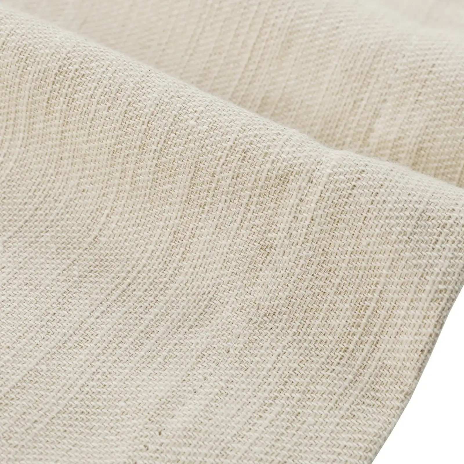 TWOPAGES Joy 100% European Flax Linen Sheer Roman Shade Cordless - Image 4