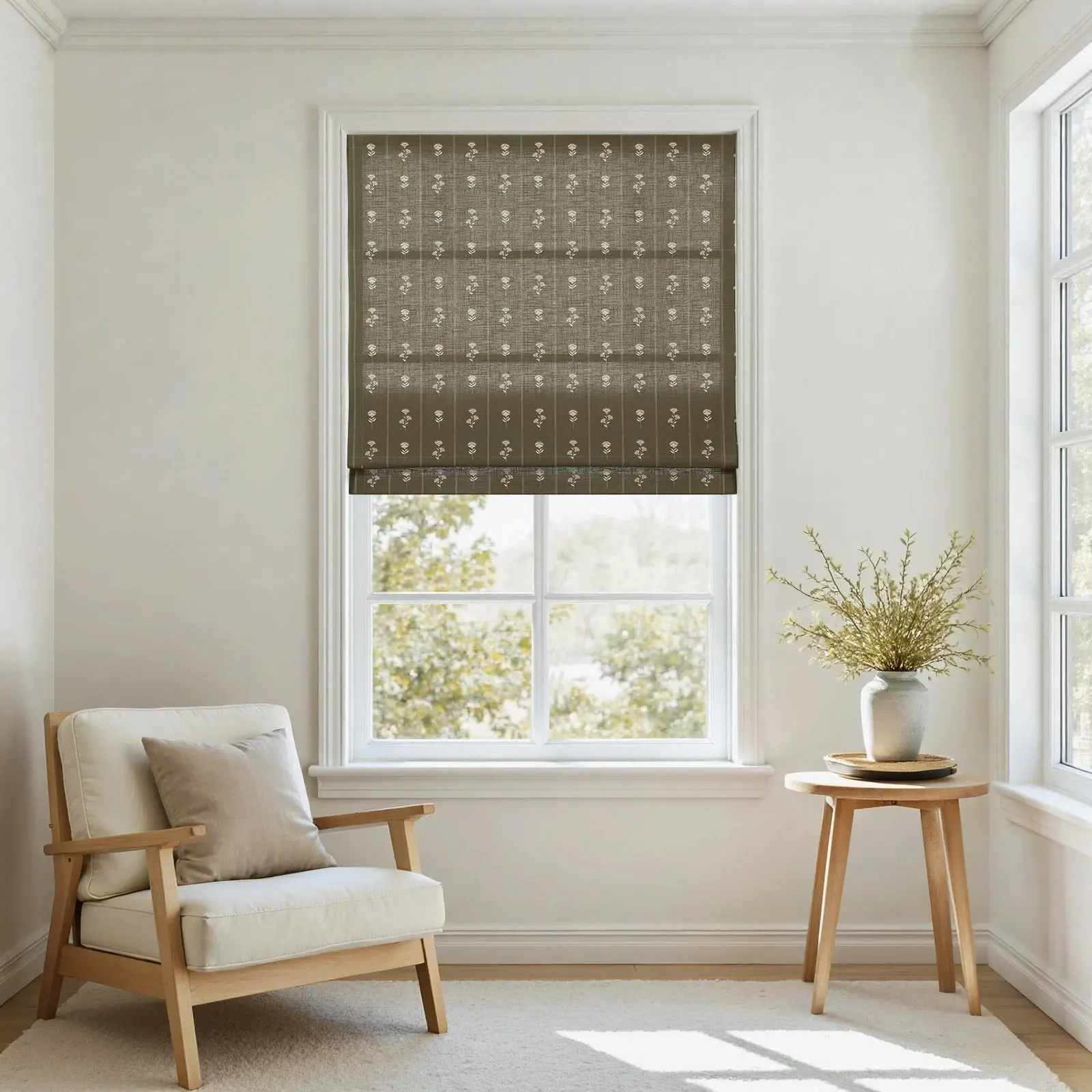 Jyll Mackie Cotton Roman Shade Cordless - Image 8