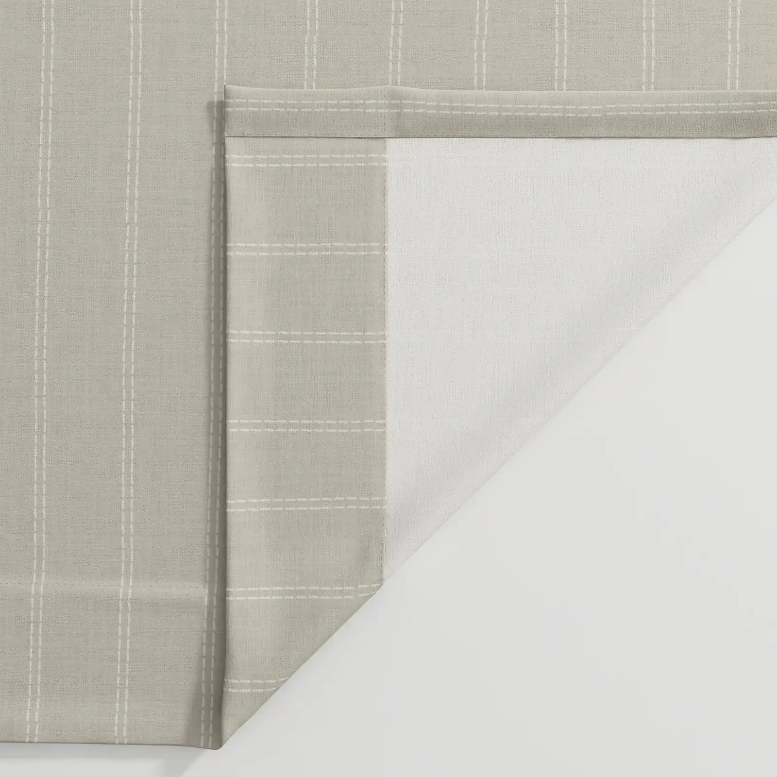 Jyll Mackie Pattern Cotton Drapery Pleated - Image 24