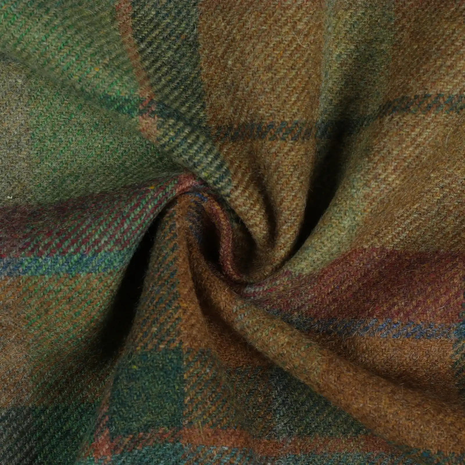 Karin Plaid Pure Wool Thermal Curtain Pleated - Image 18