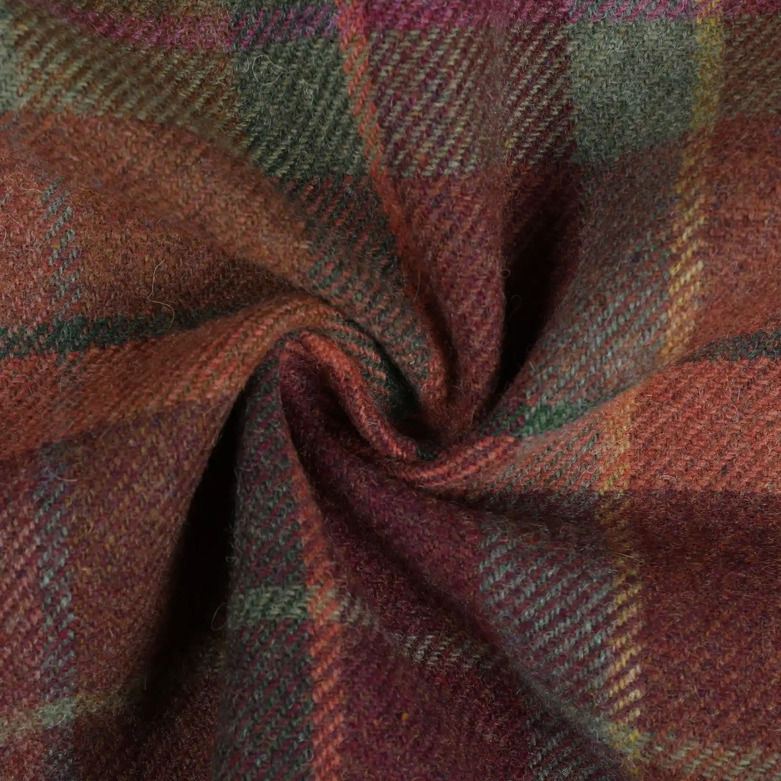 Karin Plaid Pure Wool Thermal Curtain Pleated - Image 22
