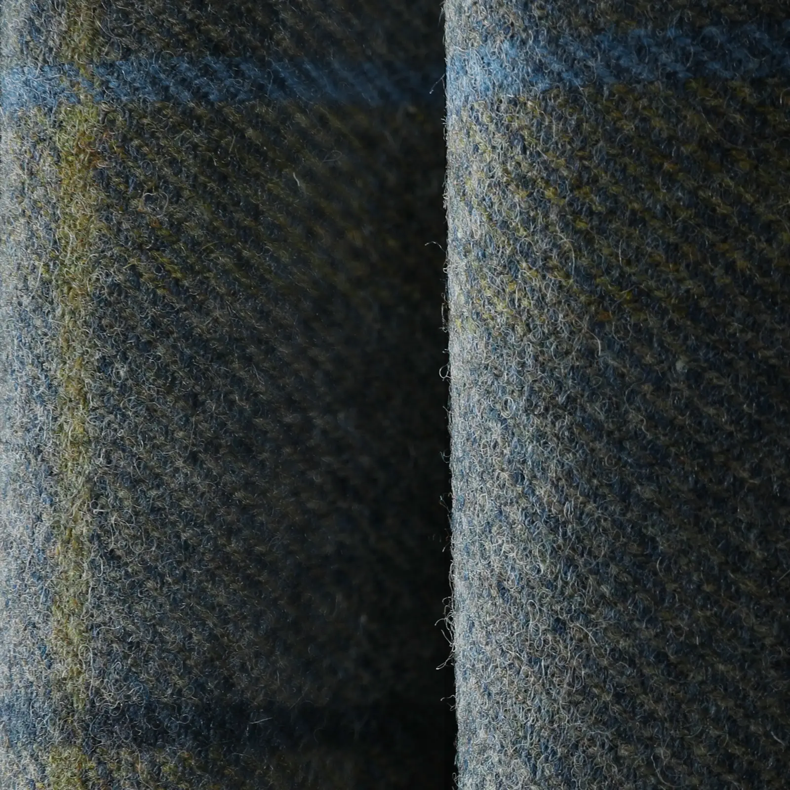 Karin Plaid Pure Wool Thermal Roman Shade Cordless - Image 22
