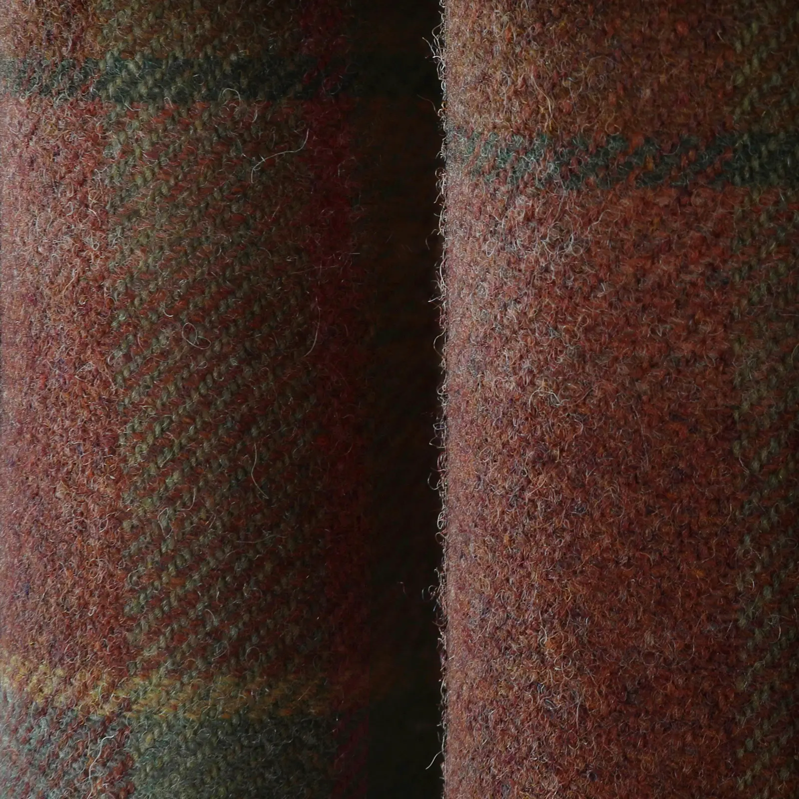 Karin Plaid Pure Wool Thermal Roman Shade Cordless - Image 28