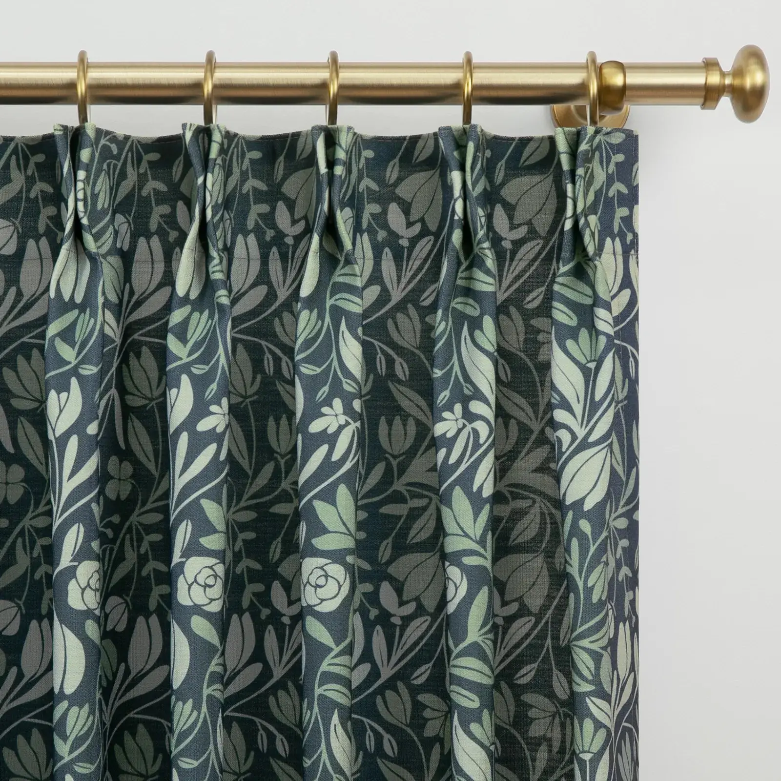 Kate Frost Pattern Cotton Drapery Pleated - Image 21
