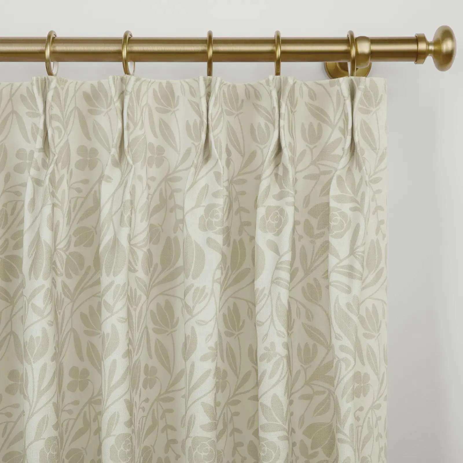 Kate Frost Pattern Cotton Drapery Pleated - Image 9