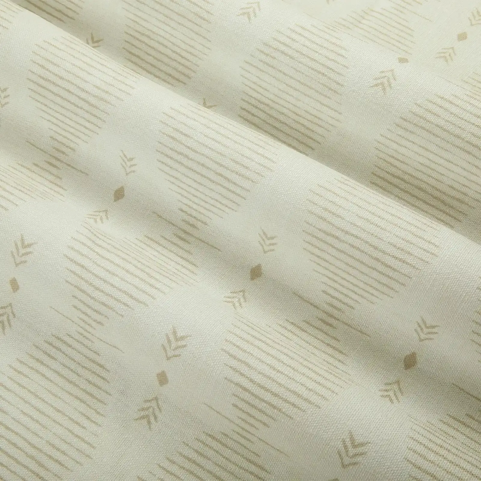 Kim Morrow Print Cotton Curtain Pleated - Image 15