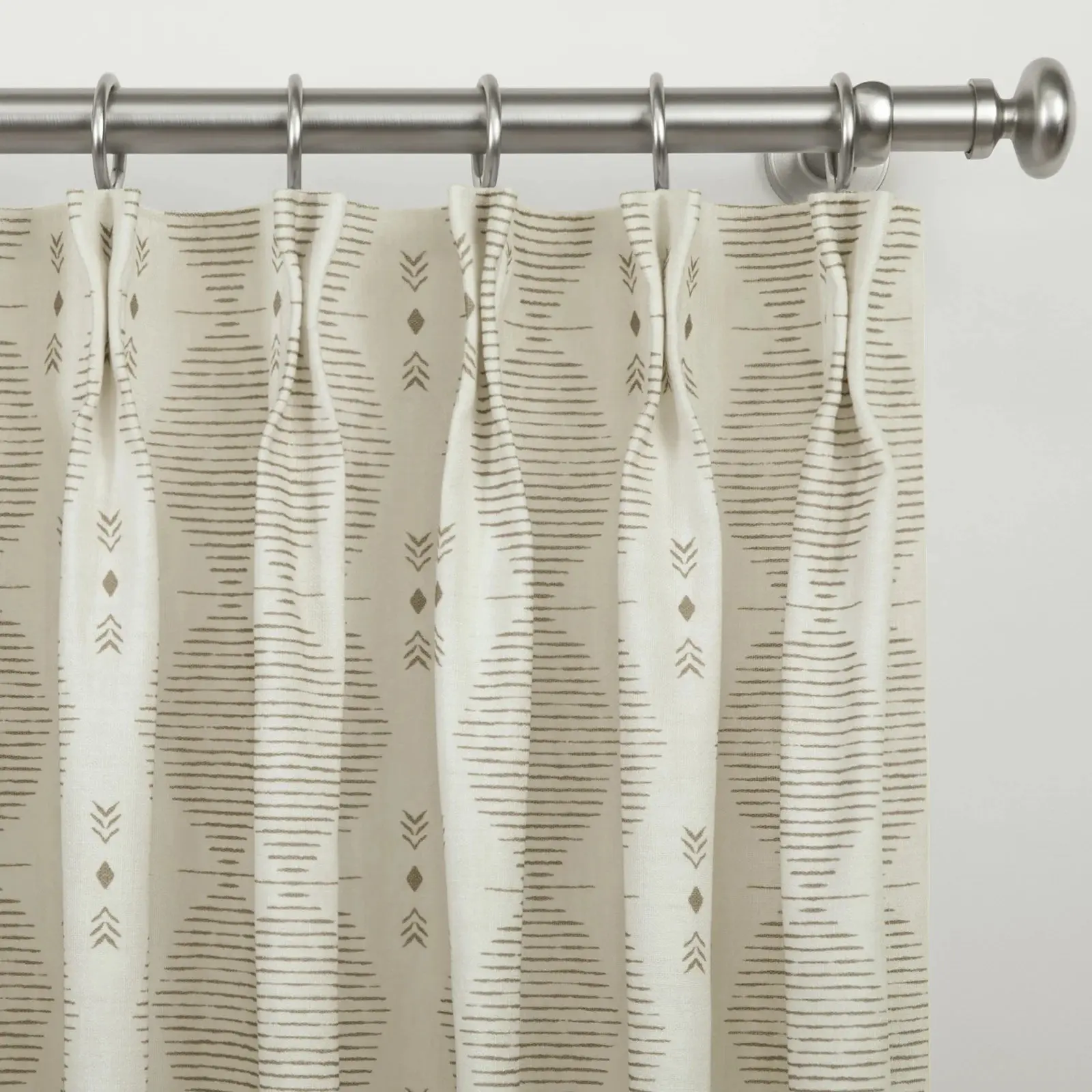 Kim Morrow Print Cotton Curtain Pleated - Image 28