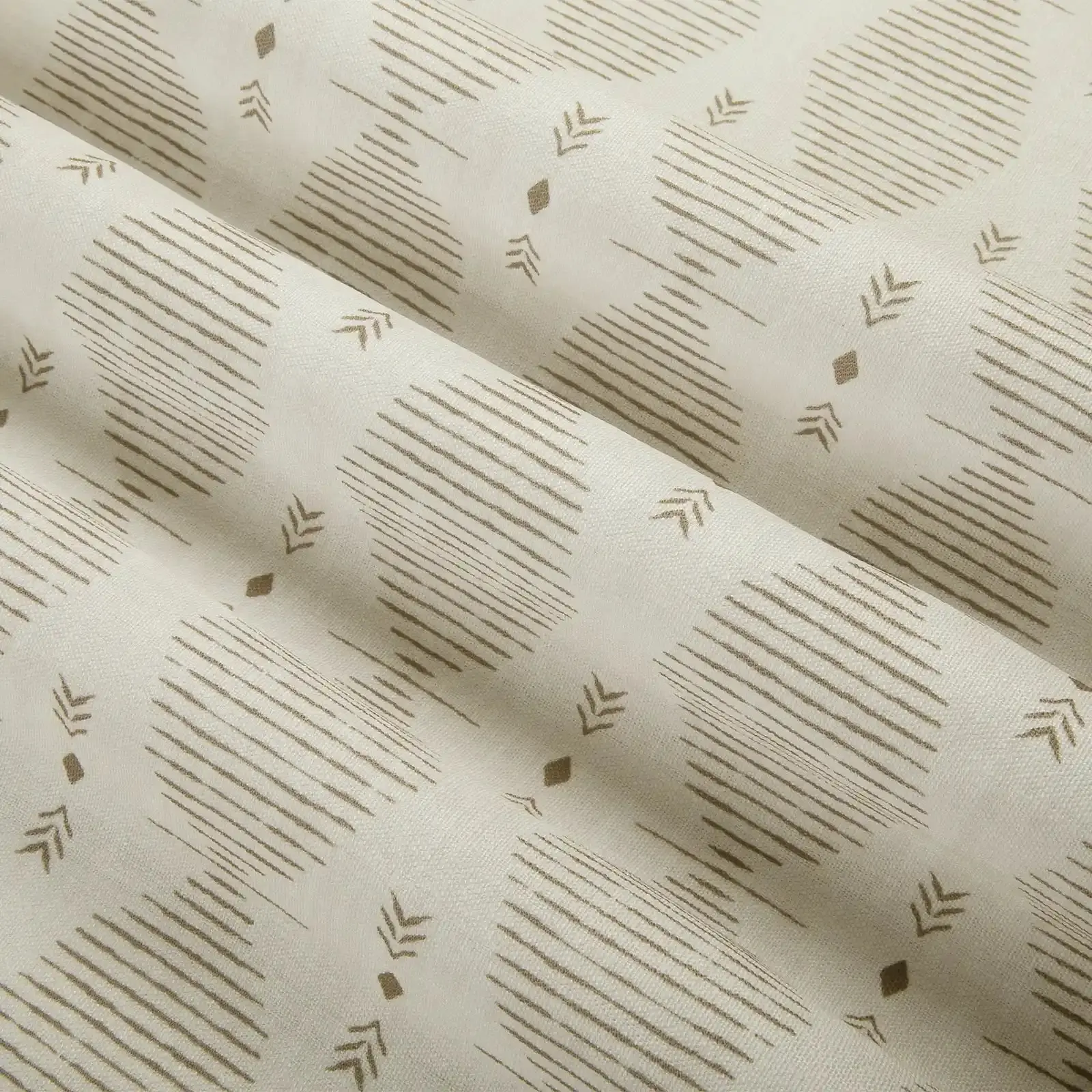 Kim Morrow Print Cotton Curtain Pleated - Image 29