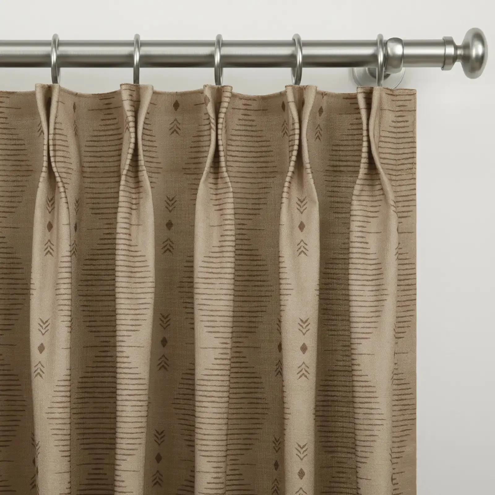 Kim Morrow Print Cotton Curtain Pleated - Image 33