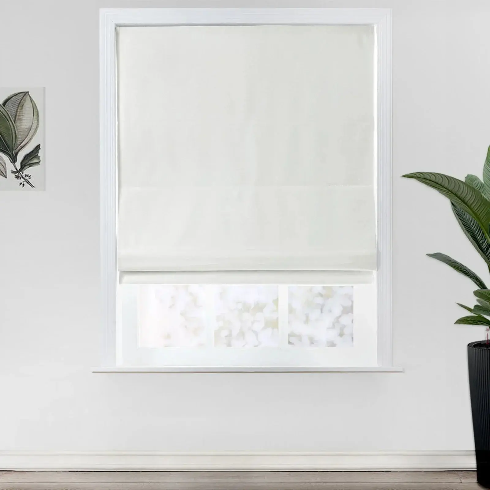 Kyla Linen Blend Roman Shade Cordless - Image 16