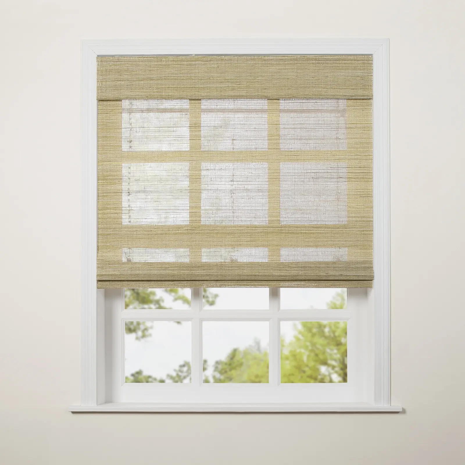 Lay Top Down Bottom Up Woven Wood Shade Cordless - Image 24