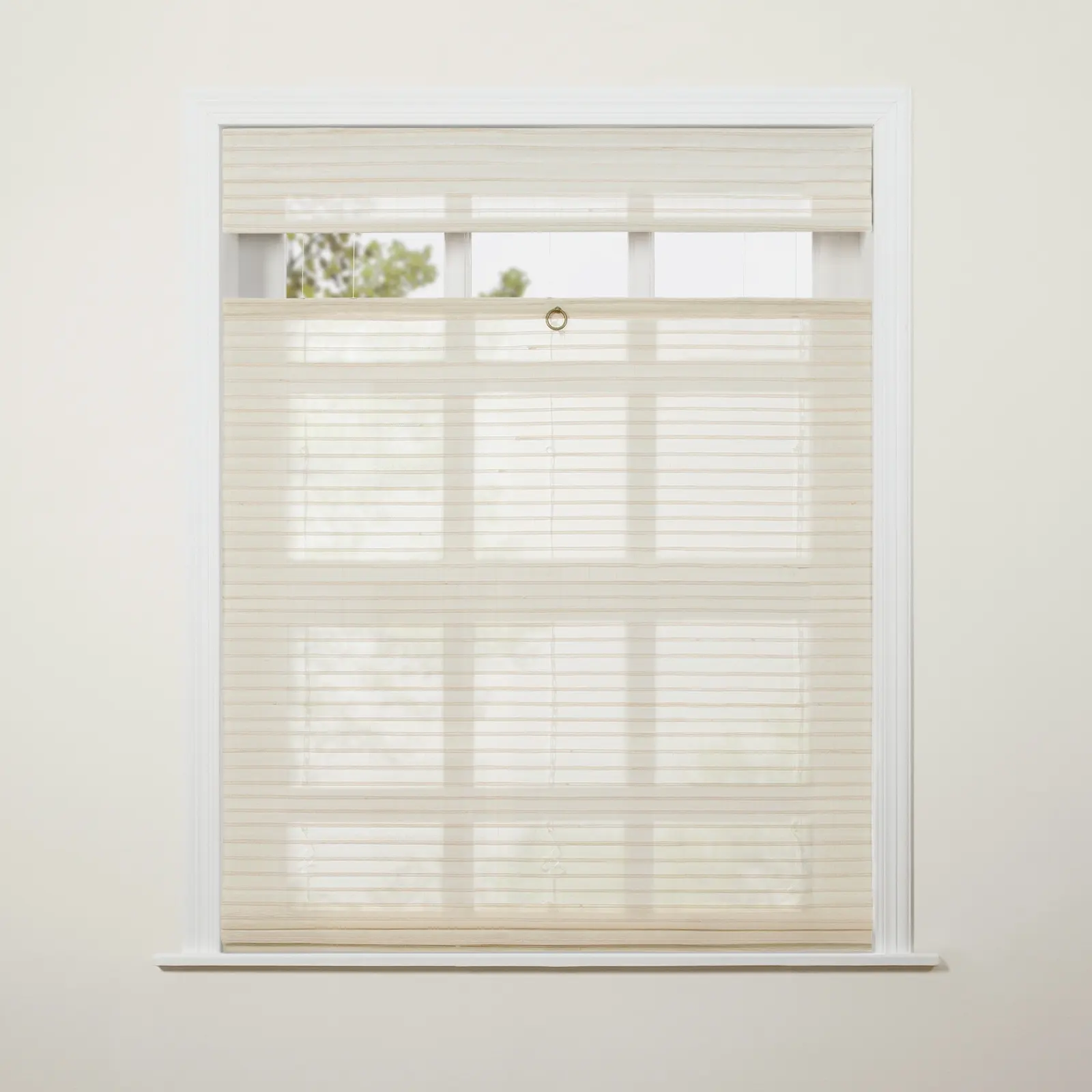Lay Top Down Bottom Up Woven Wood Shade Cordless - Image 40