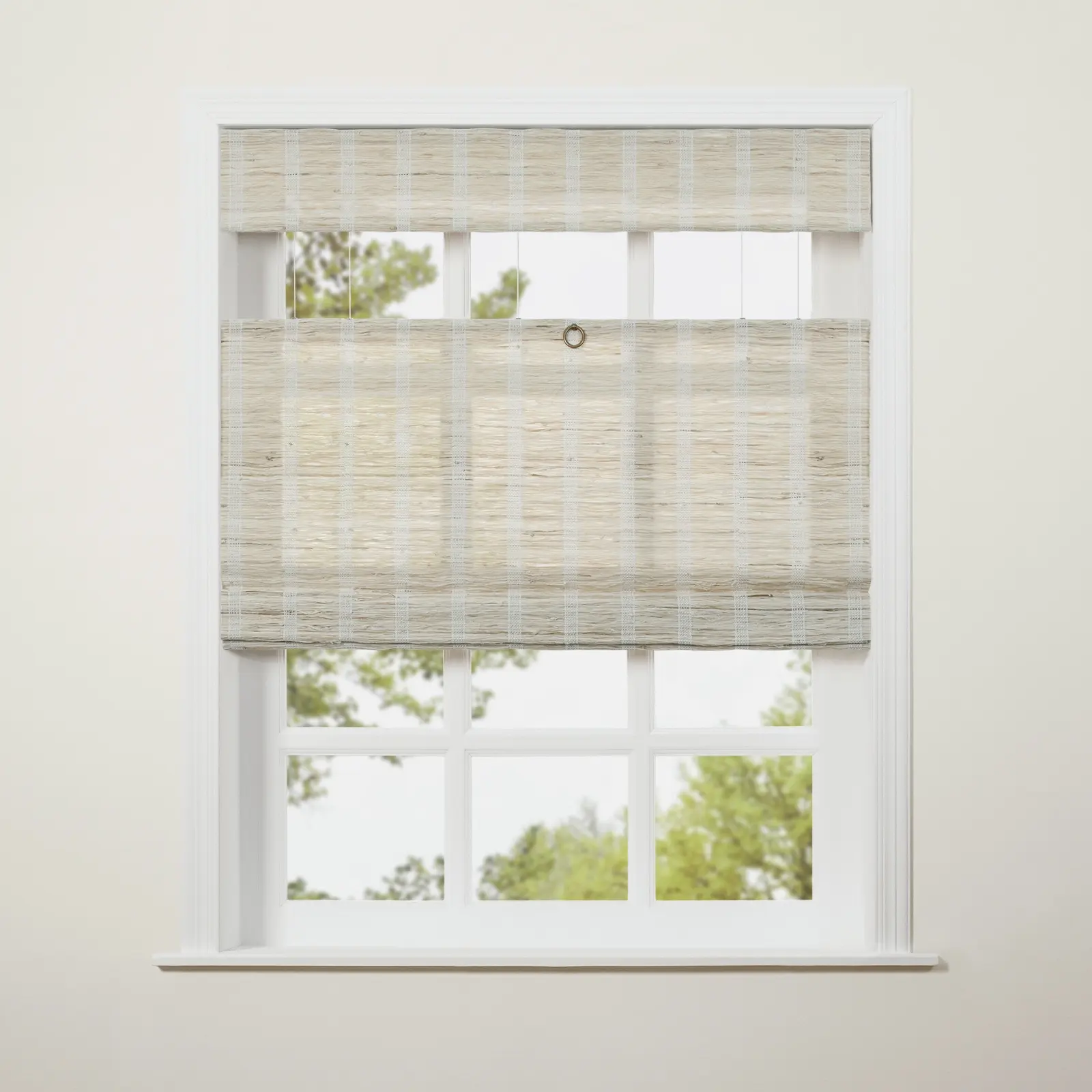 Lay Top Down Bottom Up Woven Wood Shade Cordless - Image 45