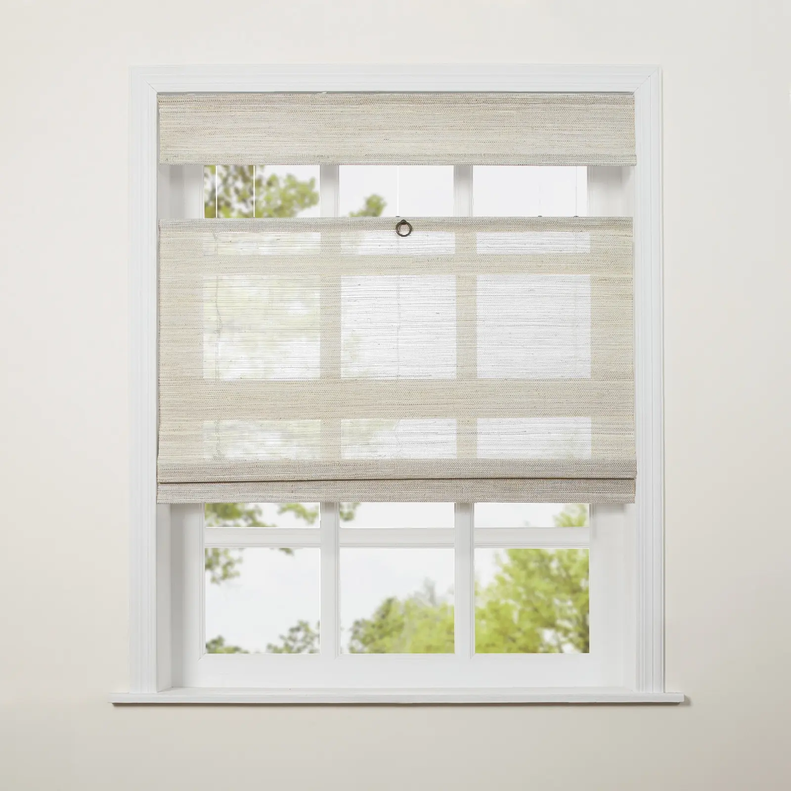 Lay Top Down Bottom Up Woven Wood Shade Cordless - Image 51