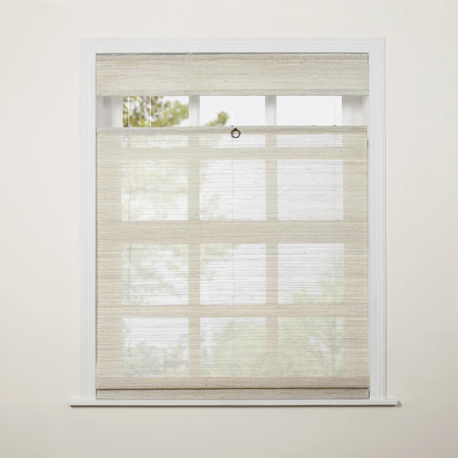 Lay Top Down Bottom Up Woven Wood Shade Cordless - Image 52