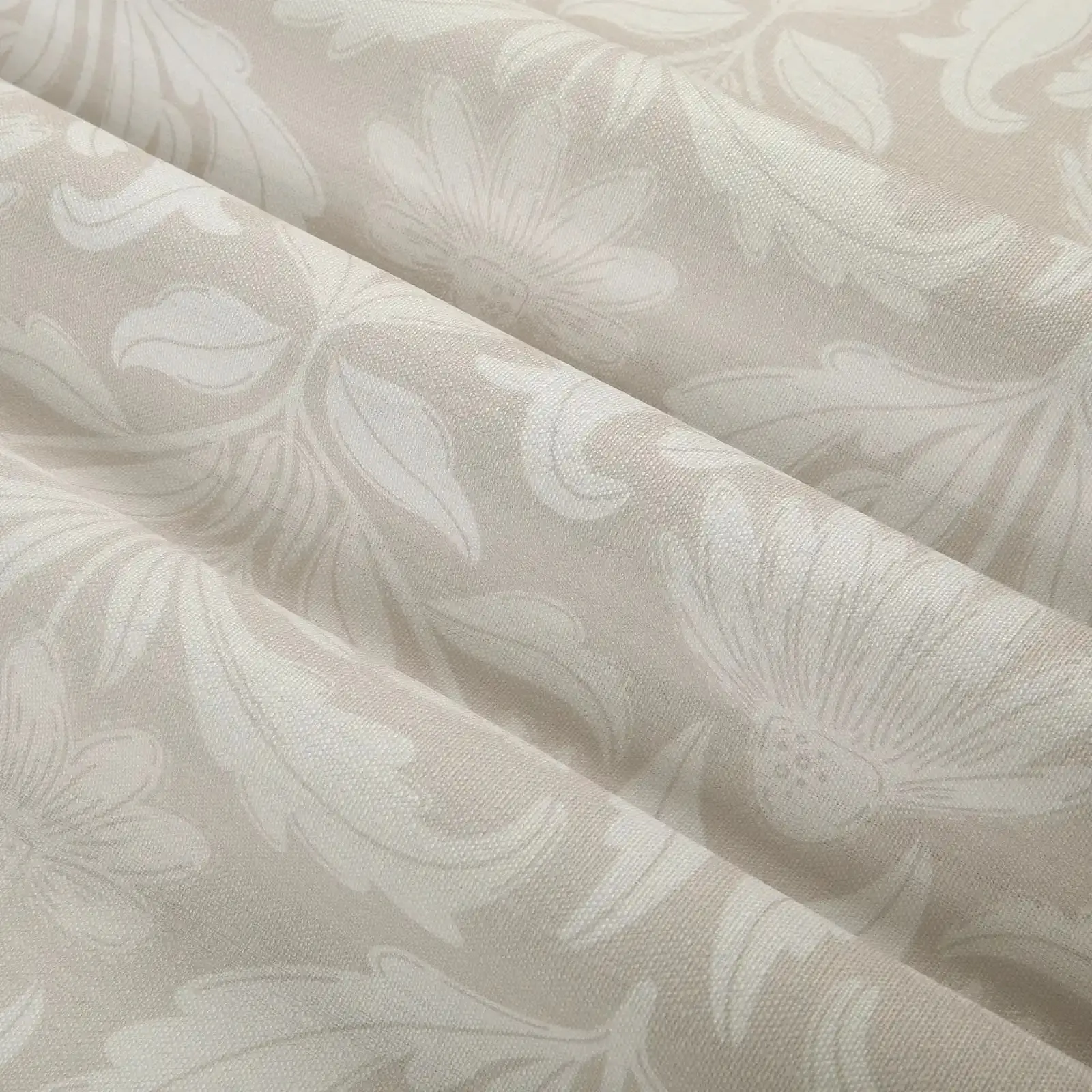 Leah Berin Garden Botanical Cotton Print Drapery Pleated - Image 18