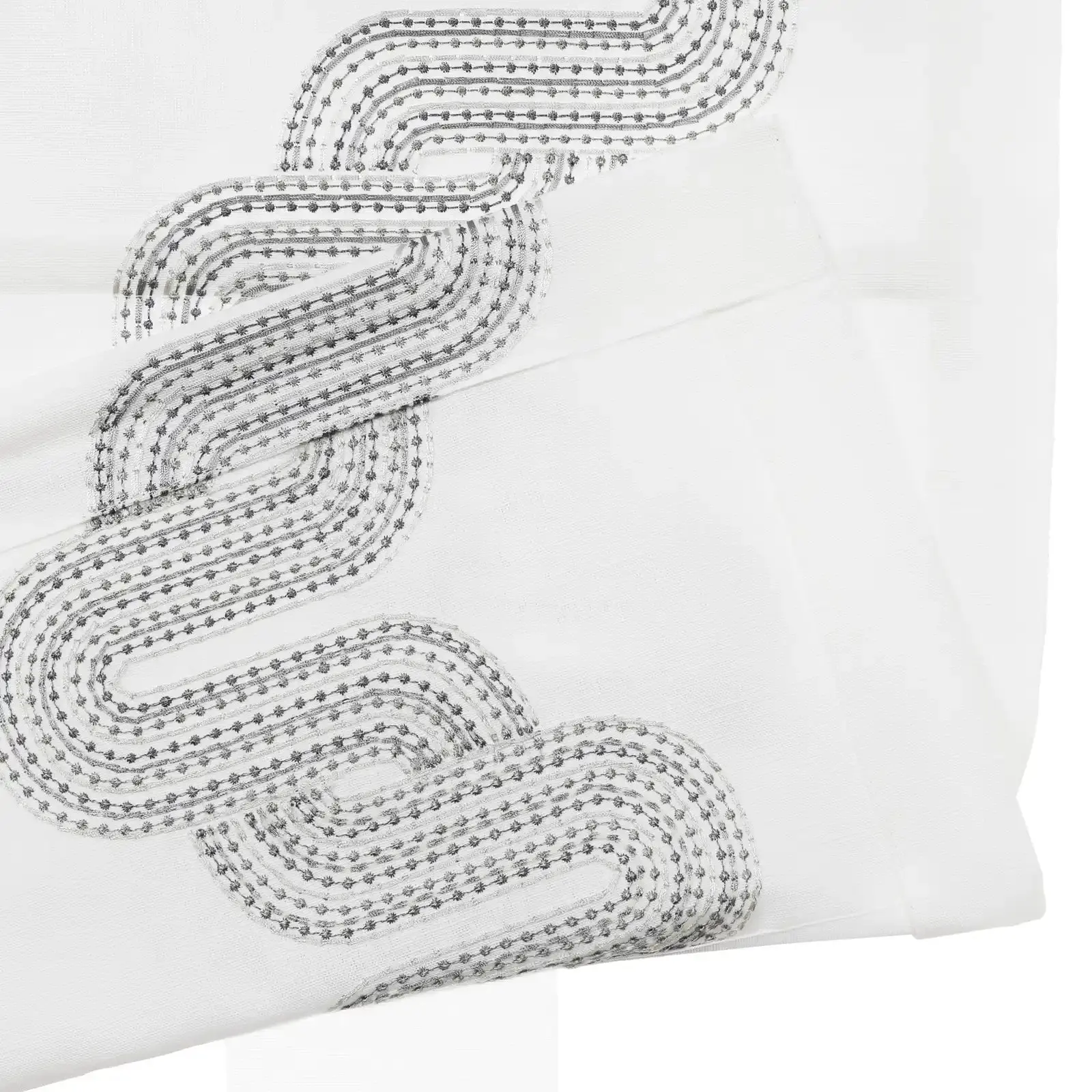 Linnea Linen Cotton Embroidered Roman Shade Cordless - Image 107