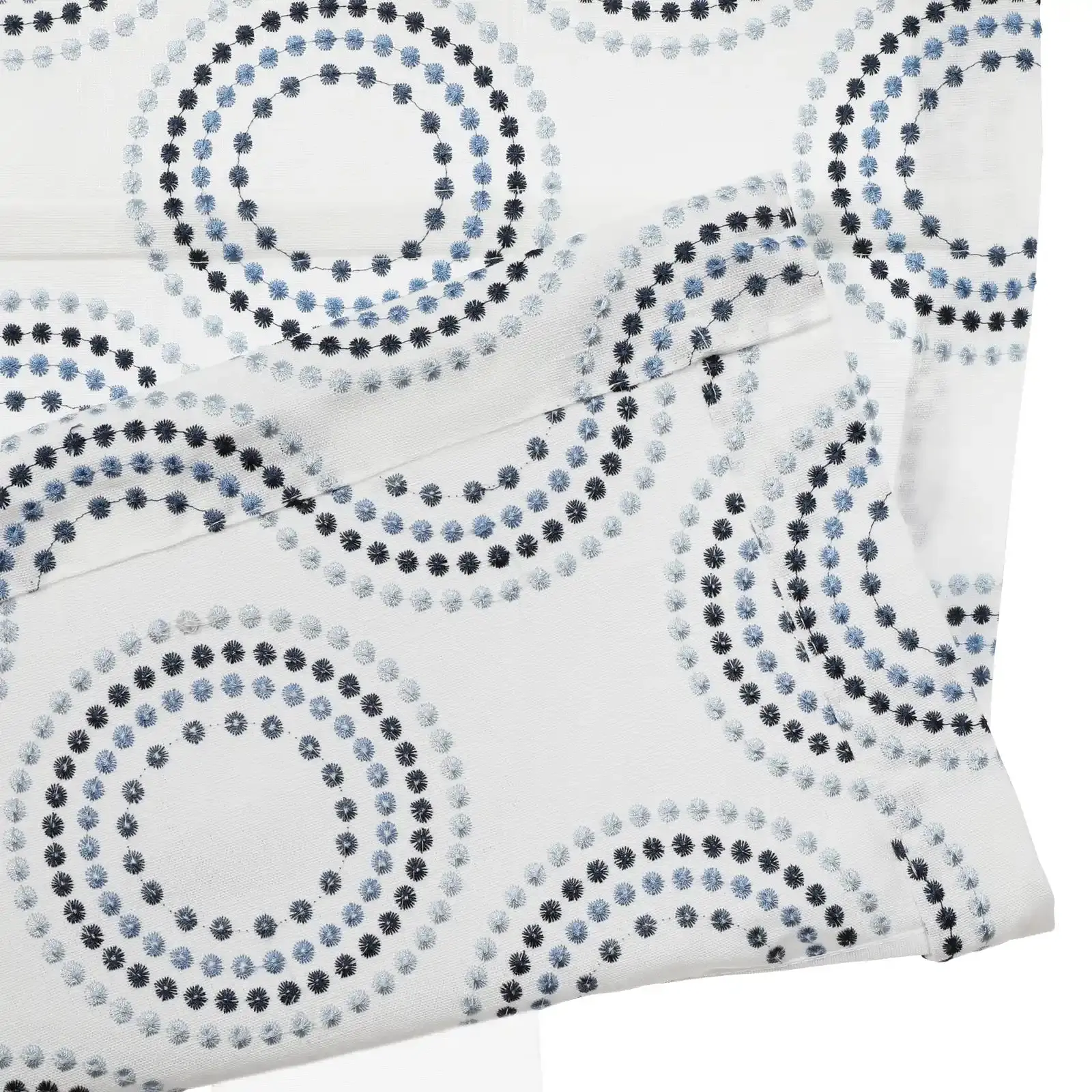 Linnea Linen Cotton Embroidered Roman Shade Cordless - Image 117