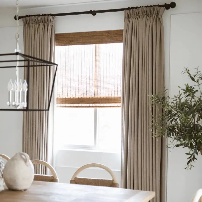 TWOPAGES Liz™ Linen Drape Pinch Pleated Curtain - Image 11
