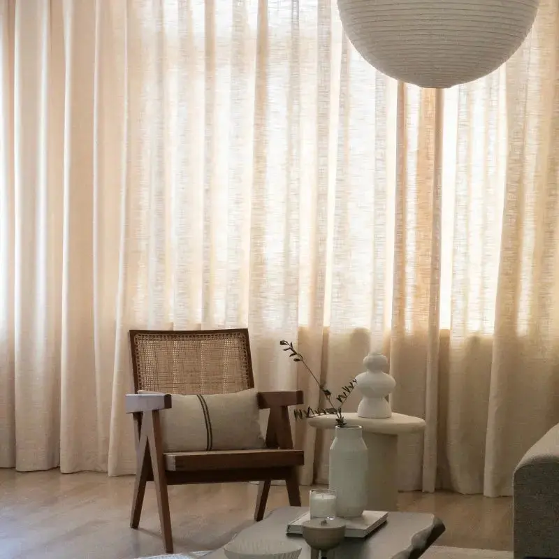 TWOPAGES Liz™ Linen Drape Pinch Pleated Curtain - Image 59