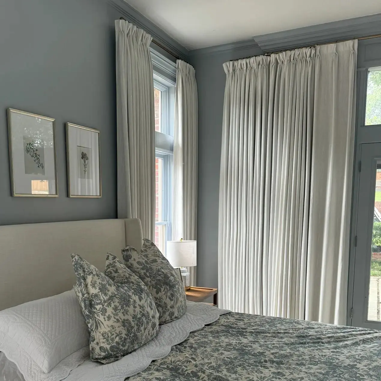 TWOPAGES Liz™ Linen Drape Pinch Pleated Curtain - Image 65
