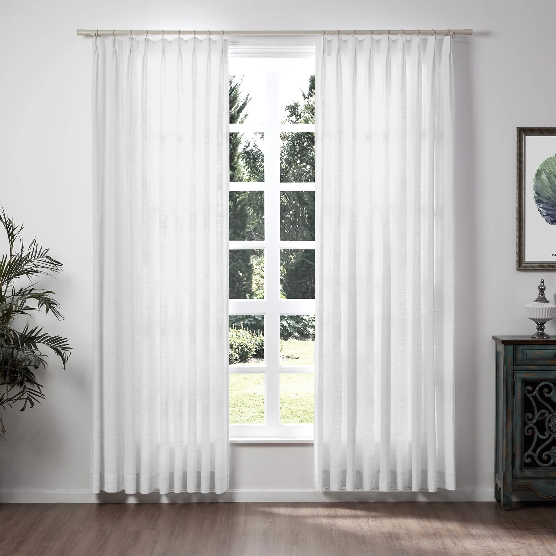 TWOPAGES Liz™ Linen Drape Pinch Pleated Curtain - Image 20