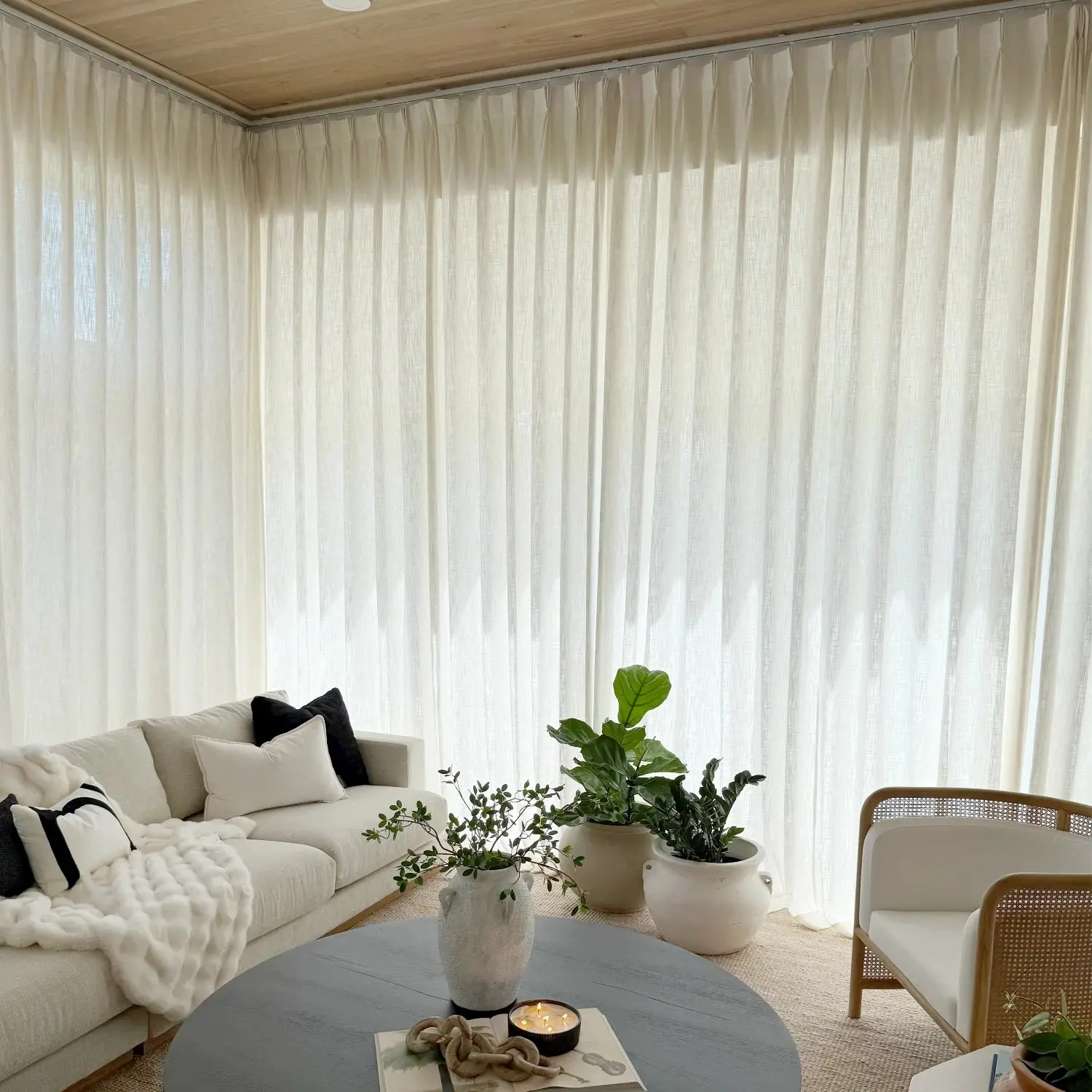 Liz Linen Drape Pleated - Image 17