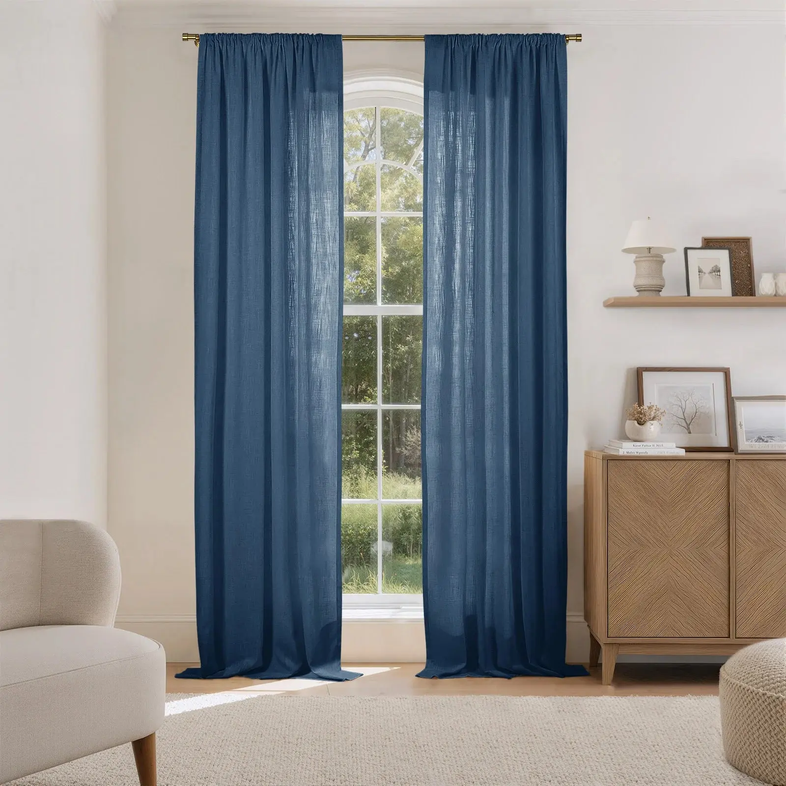 Liz Linen Drape Soft Top - Image 115