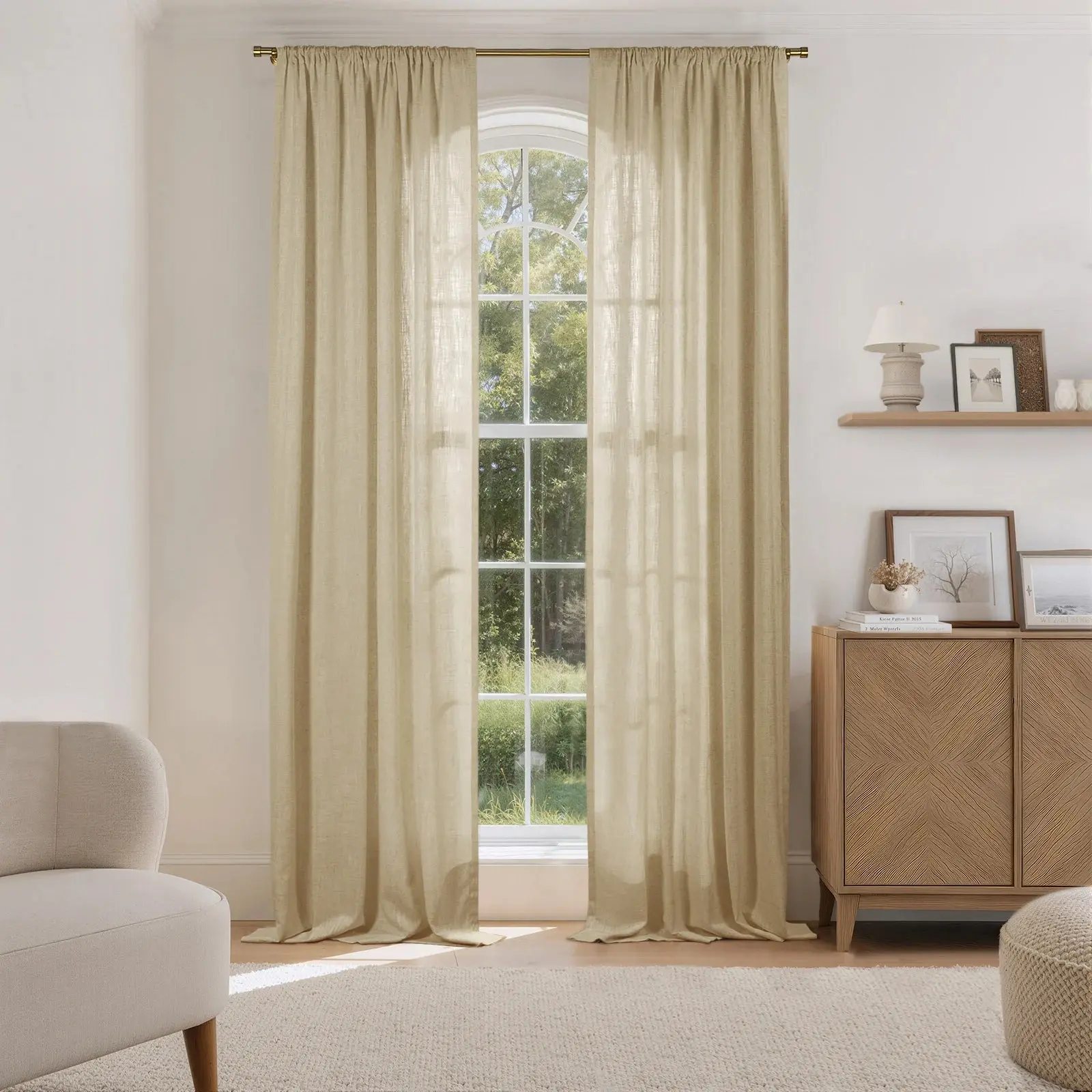 Liz Linen Drape Soft Top - Image 19