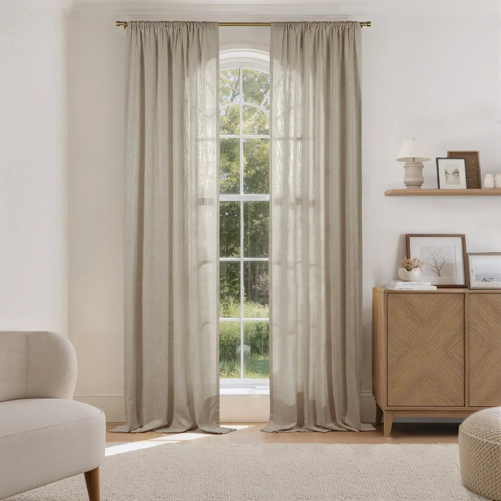 Liz Linen Drape Soft Top - Image 25