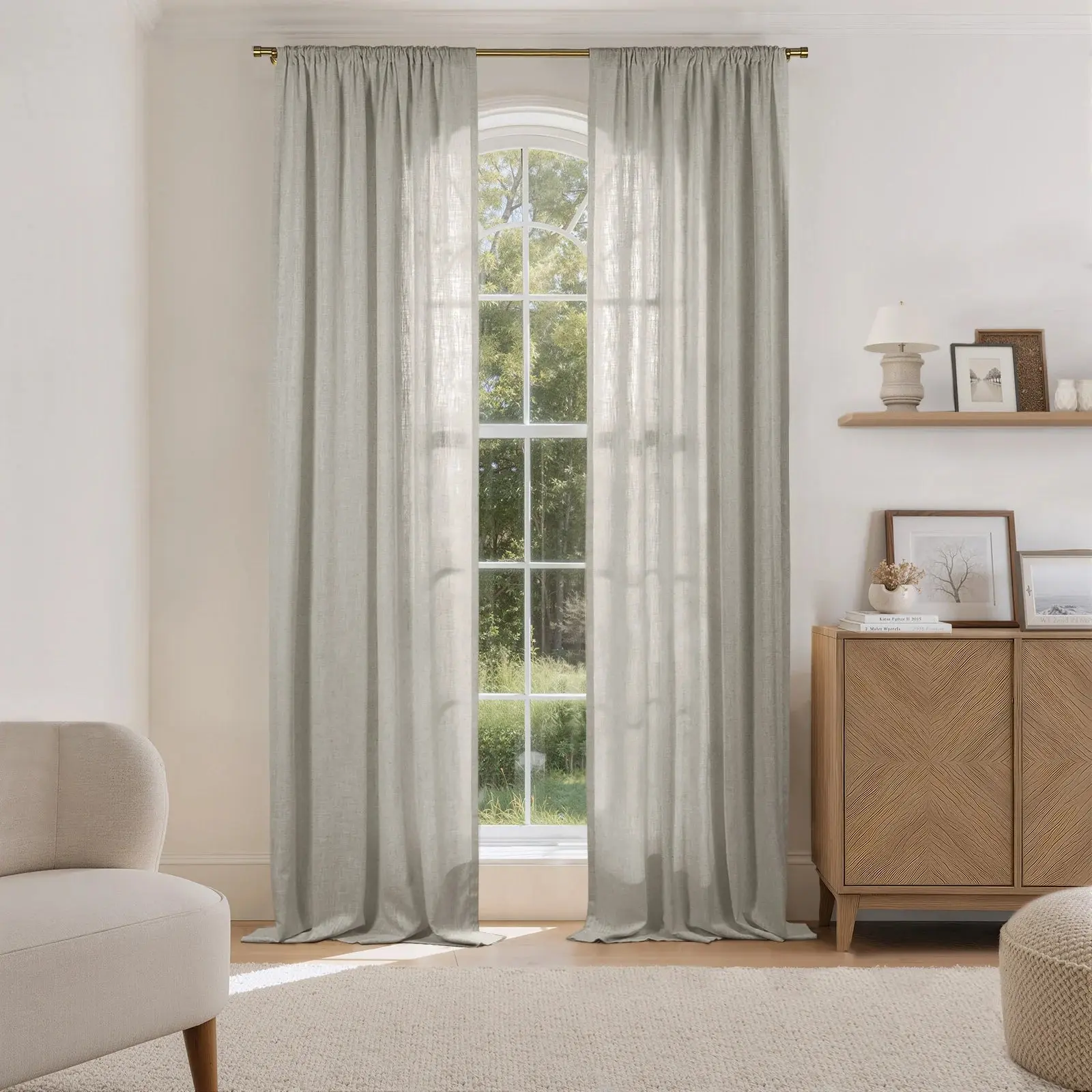 Liz Linen Drape Soft Top - Image 40