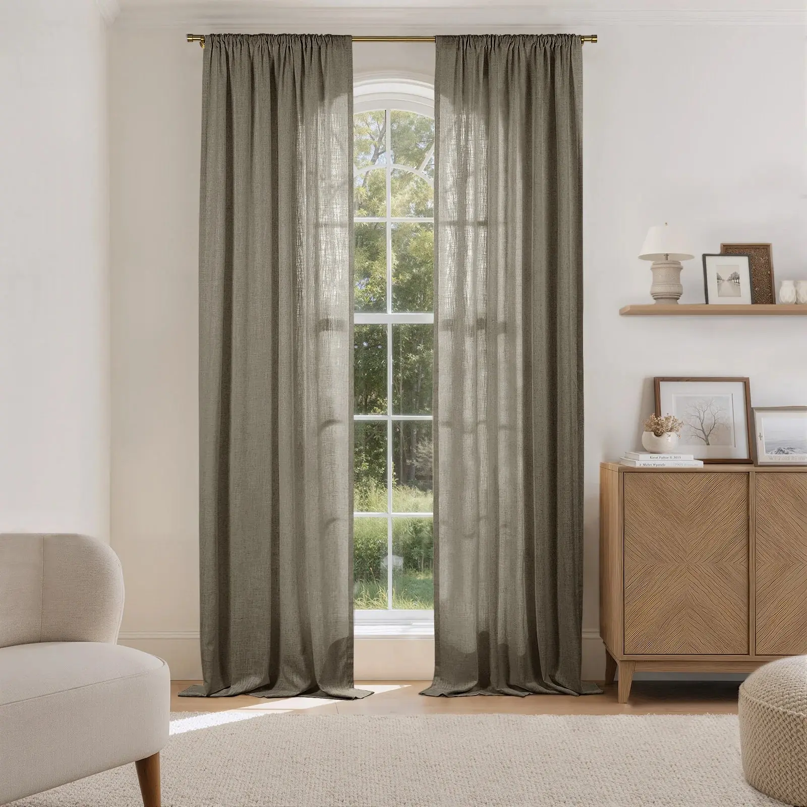 Liz Linen Drape Soft Top - Image 49