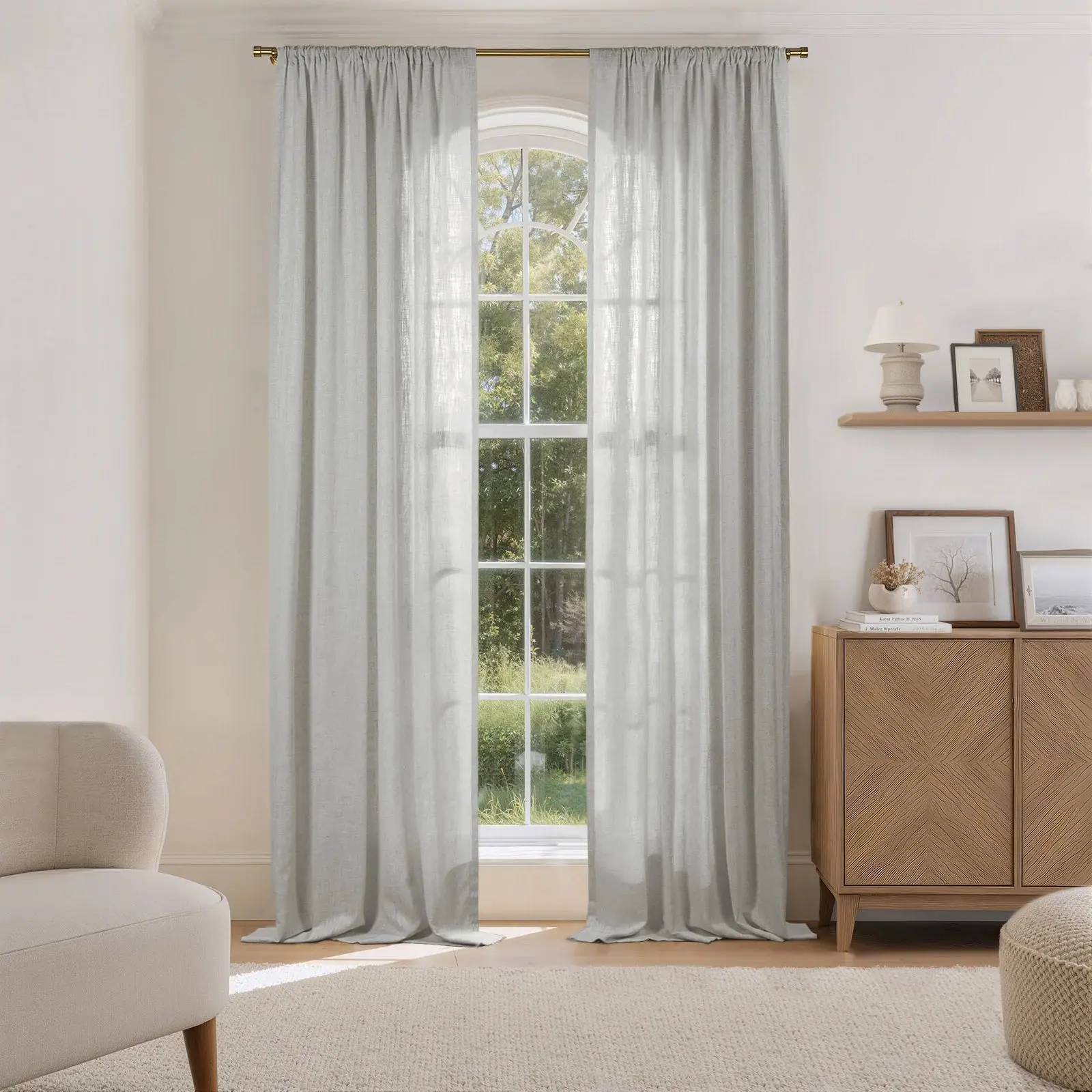 Liz Linen Drape Soft Top - Image 61