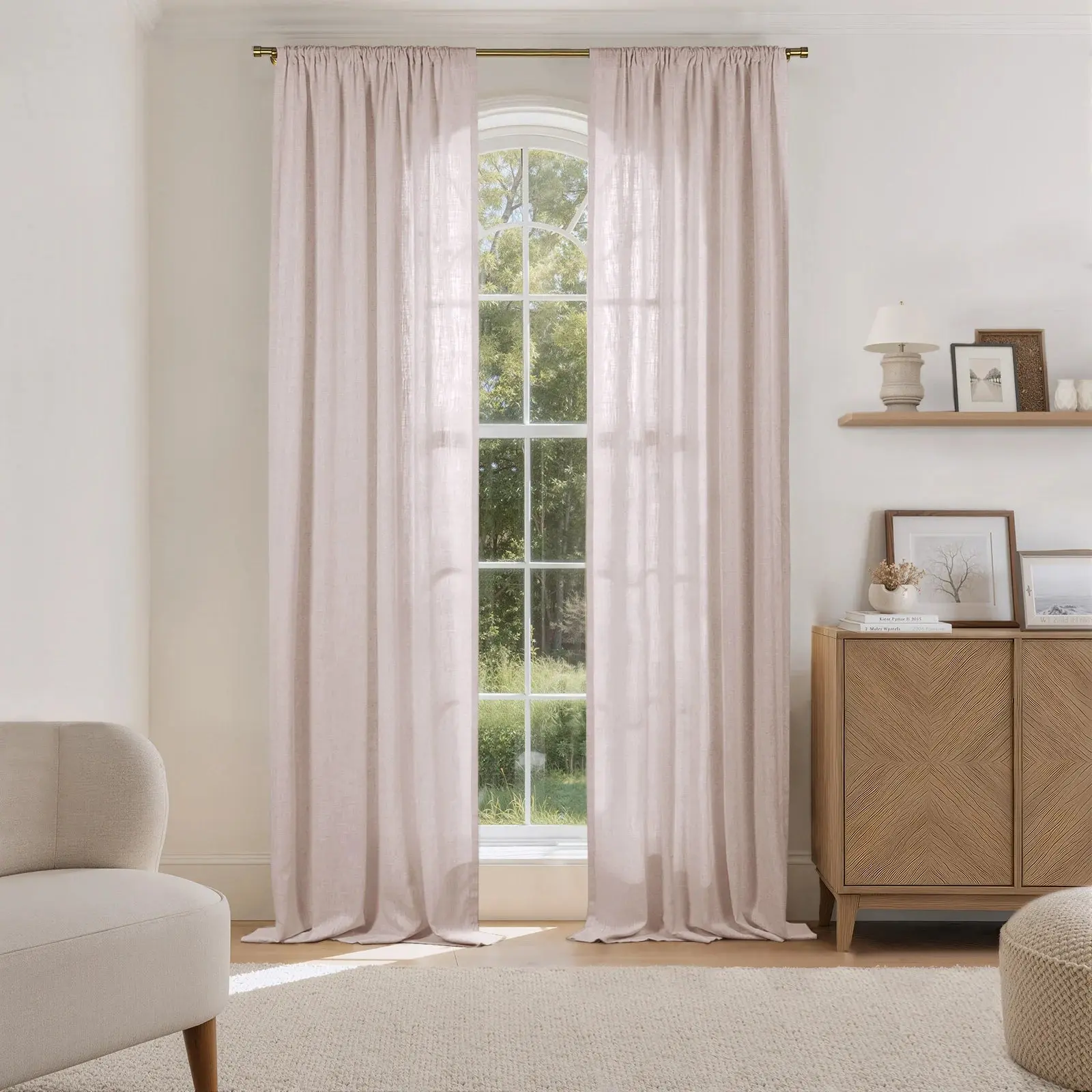 Liz Linen Drape Soft Top - Image 64