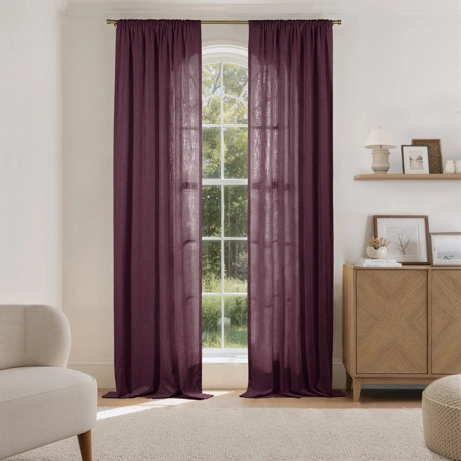 Liz Linen Drape Soft Top - Image 70