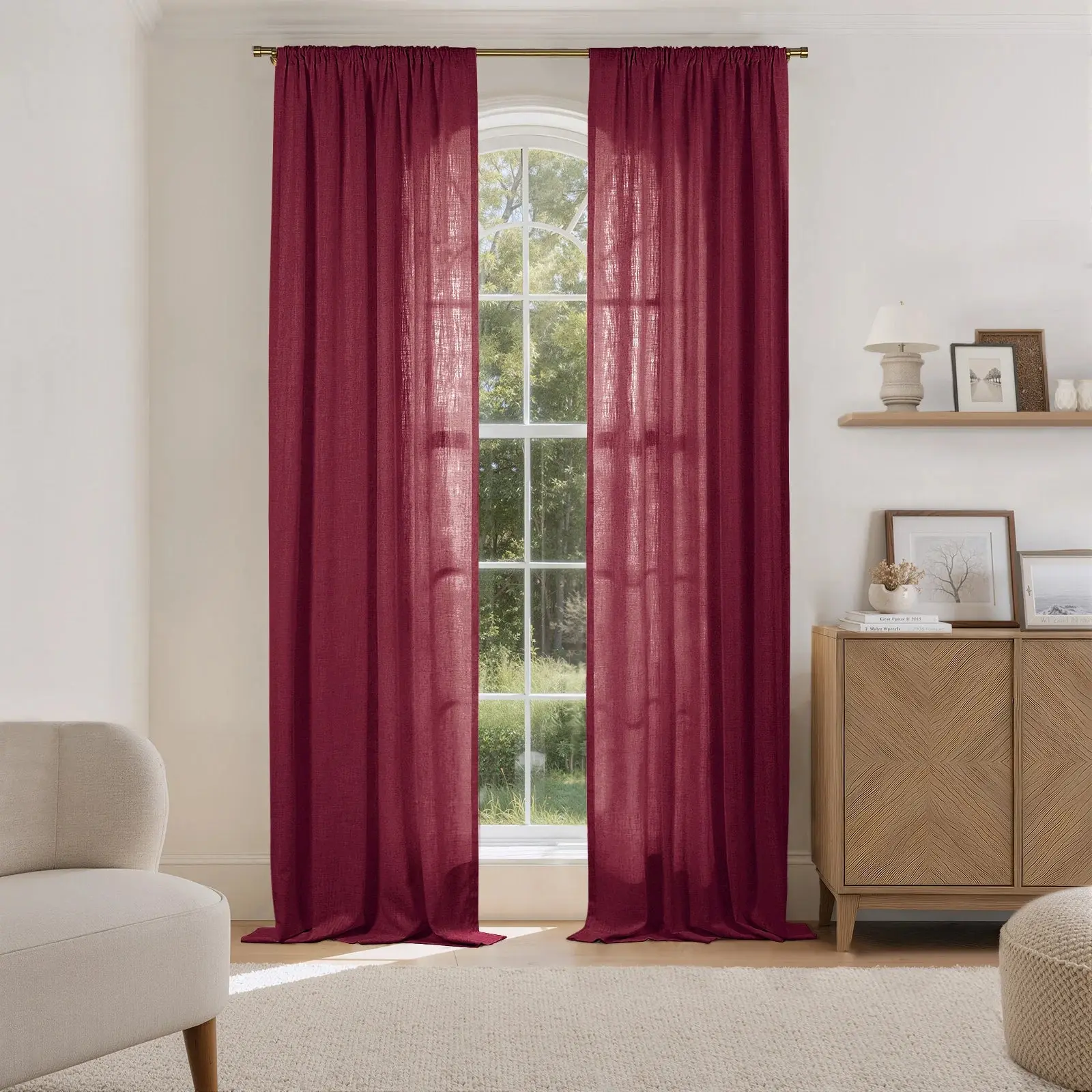 Liz Linen Drape Soft Top - Image 76