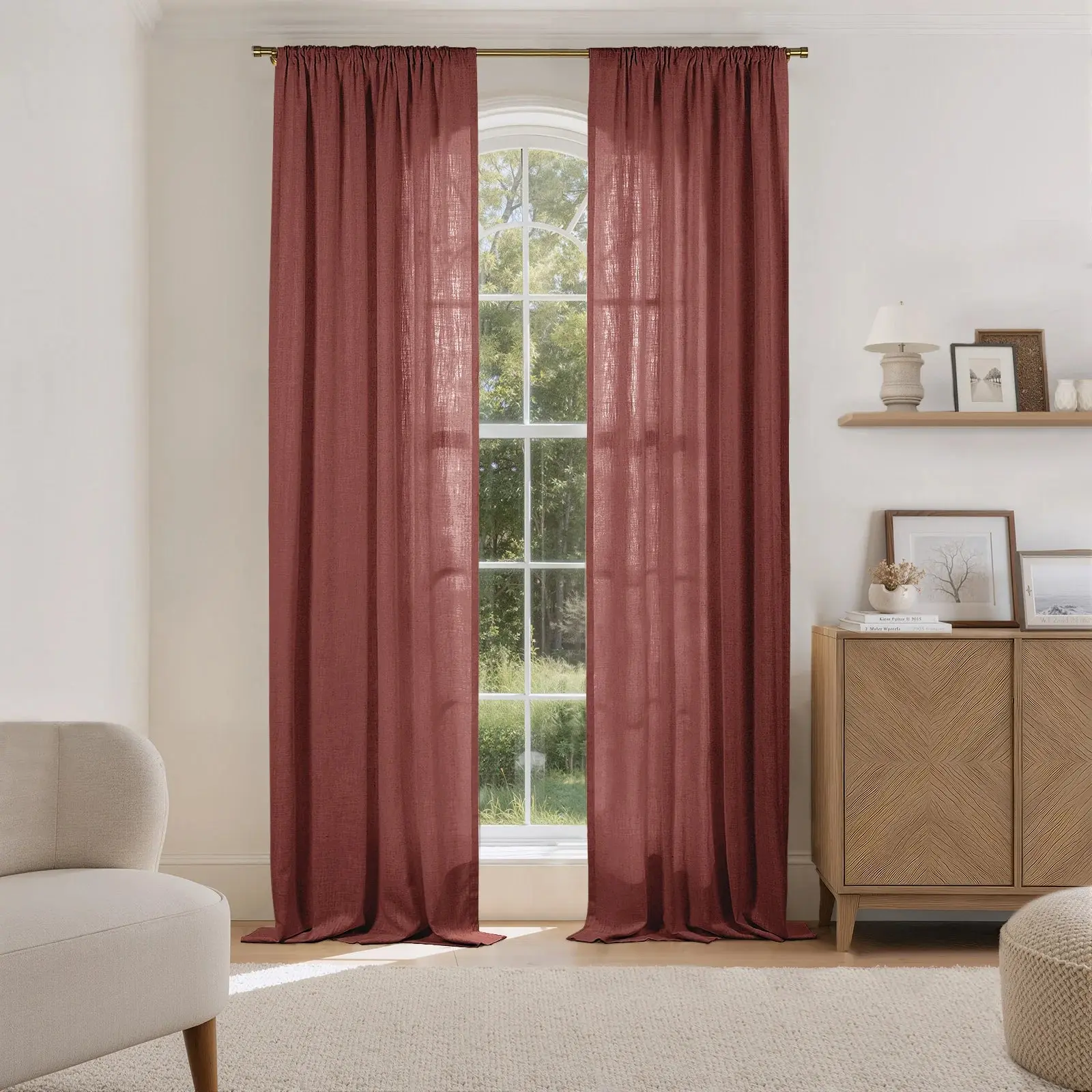 Liz Linen Drape Soft Top - Image 79