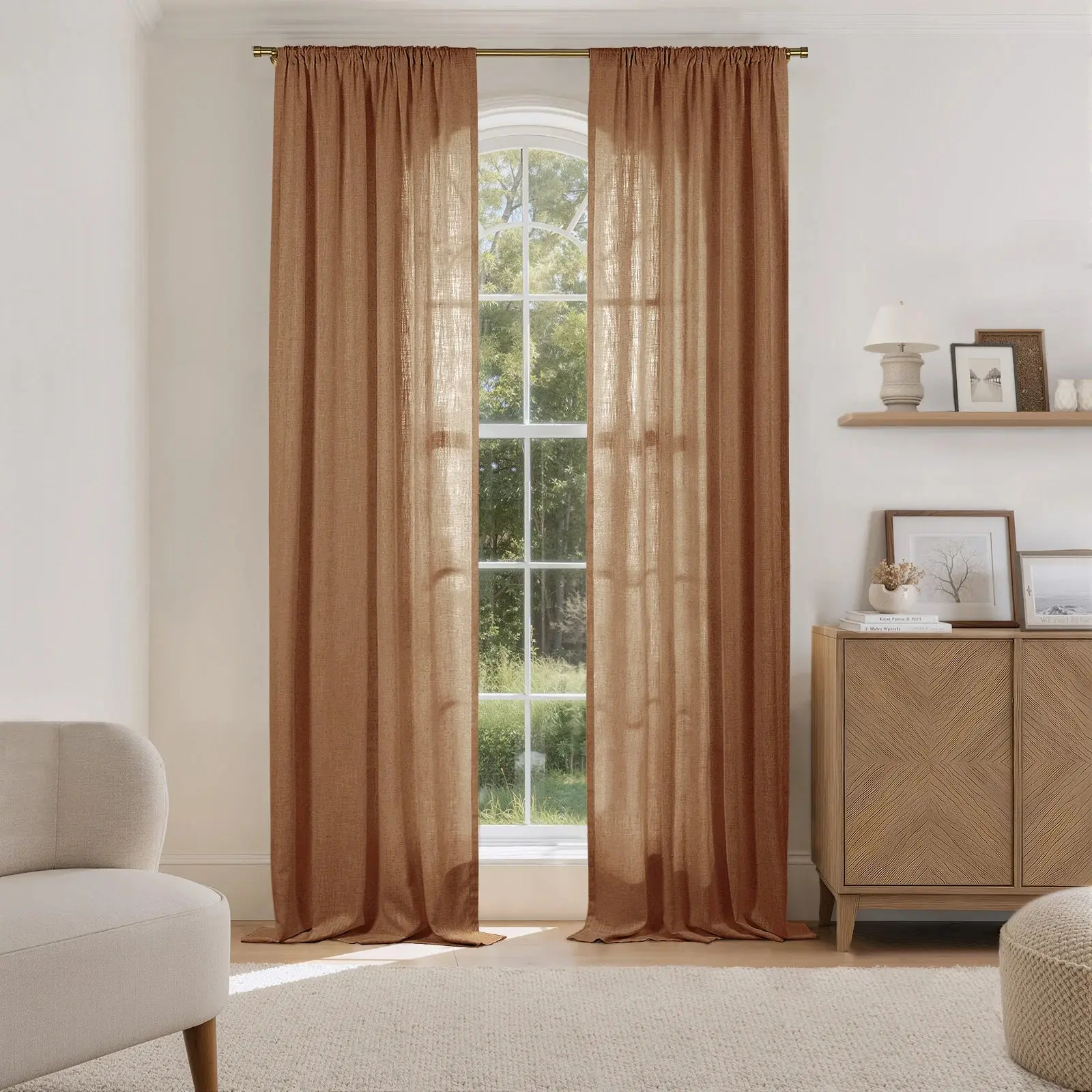Liz Linen Drape Soft Top - Image 85