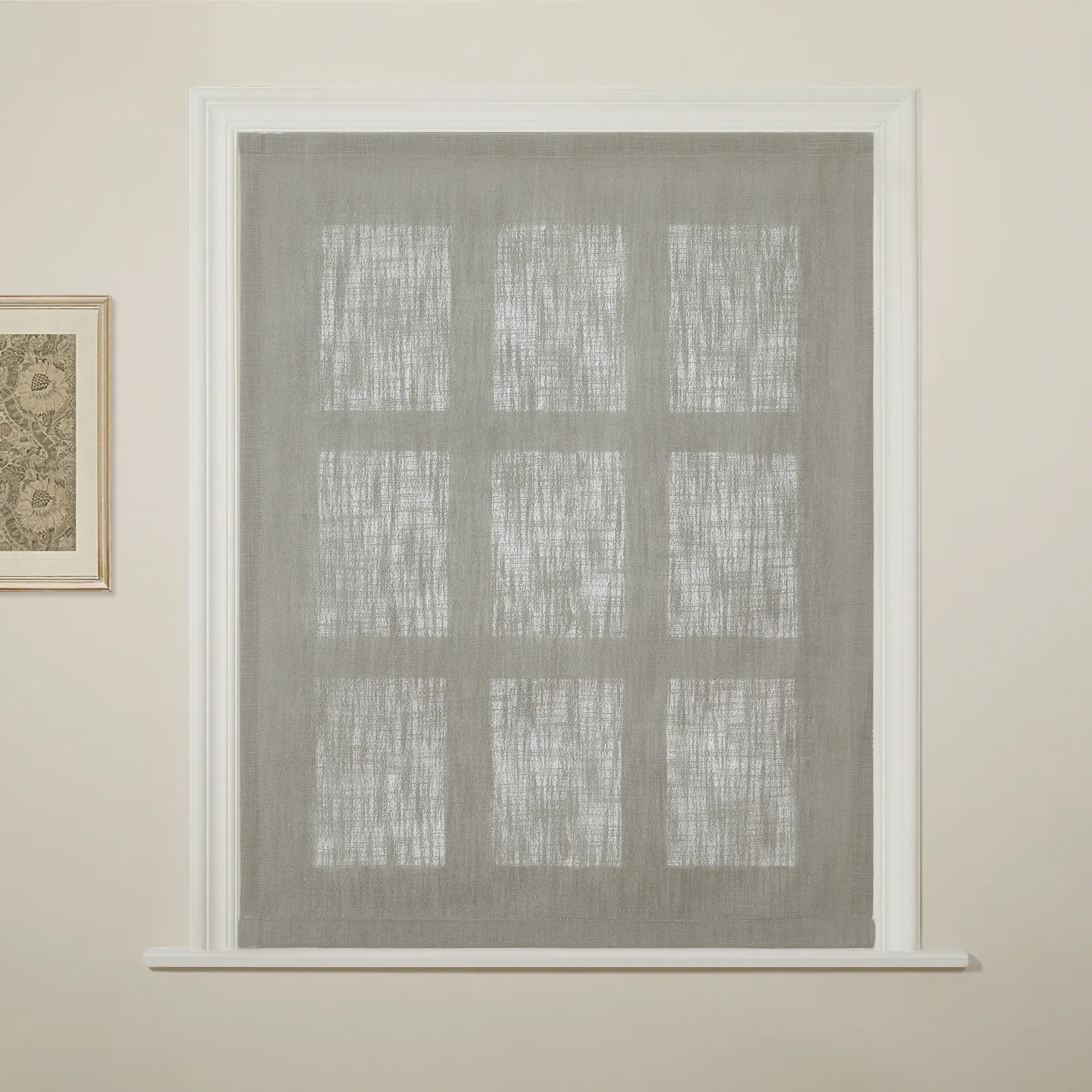 Liz Linen Flat Roman Shade Cord Lift - Image 48