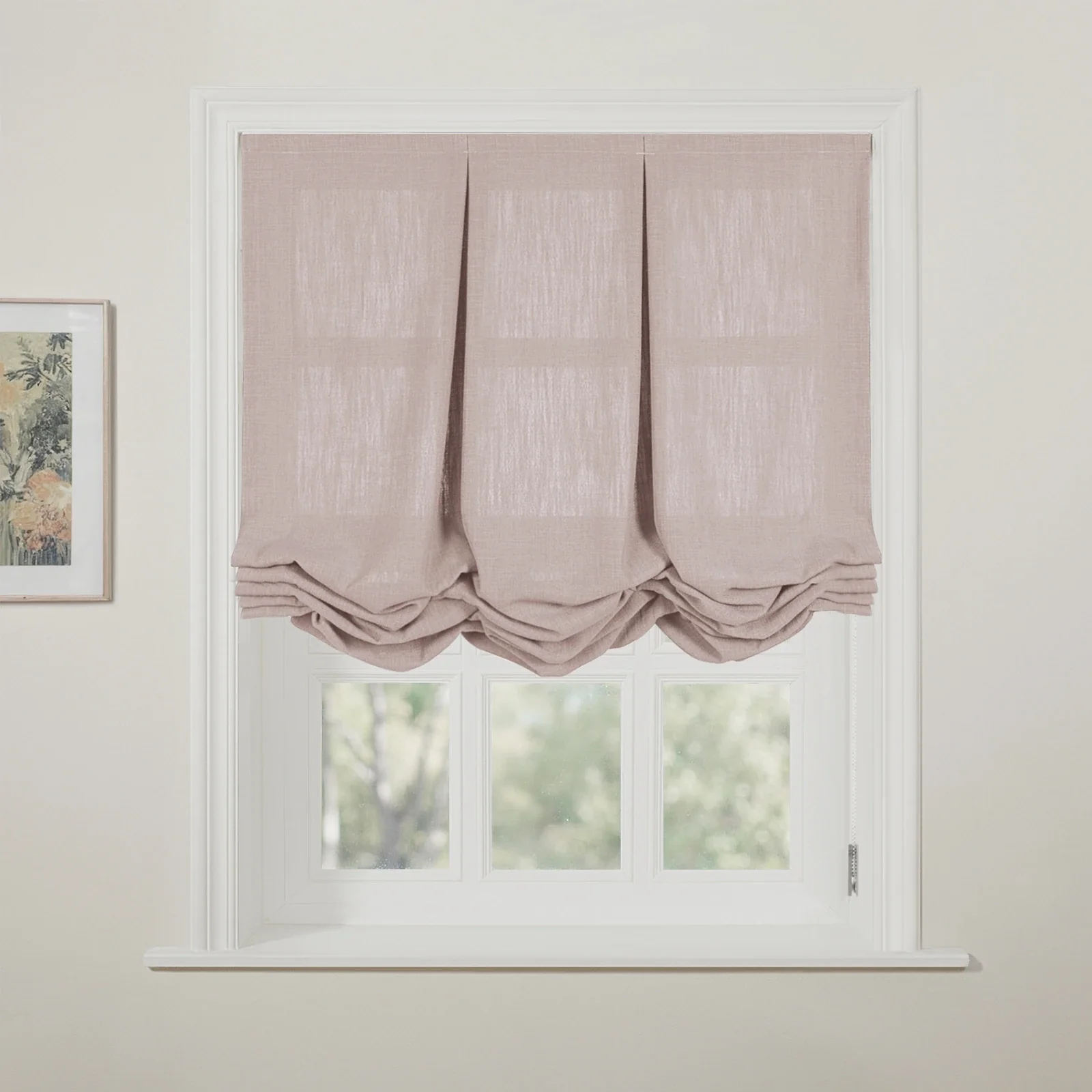Liz Linen Pleated Balloon Shade Cord Lift - Image 104
