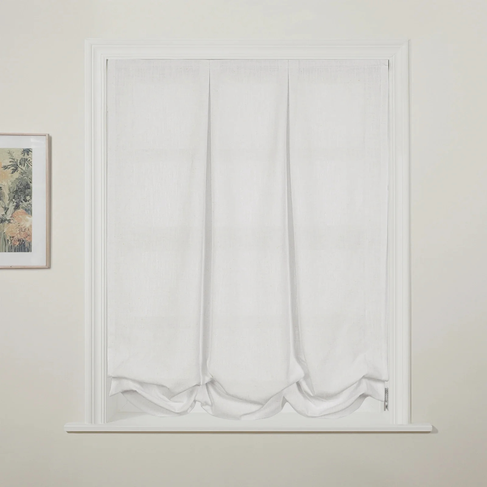 Liz Linen Pleated Balloon Shade Cord Lift - Image 11