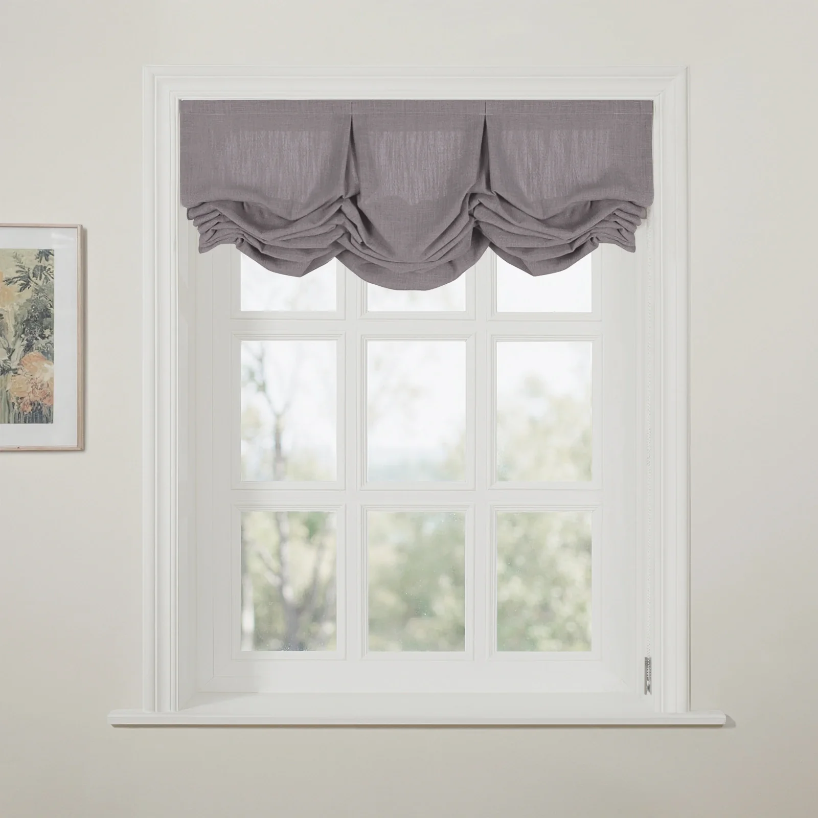 Liz Linen Pleated Balloon Shade Cord Lift - Image 112
