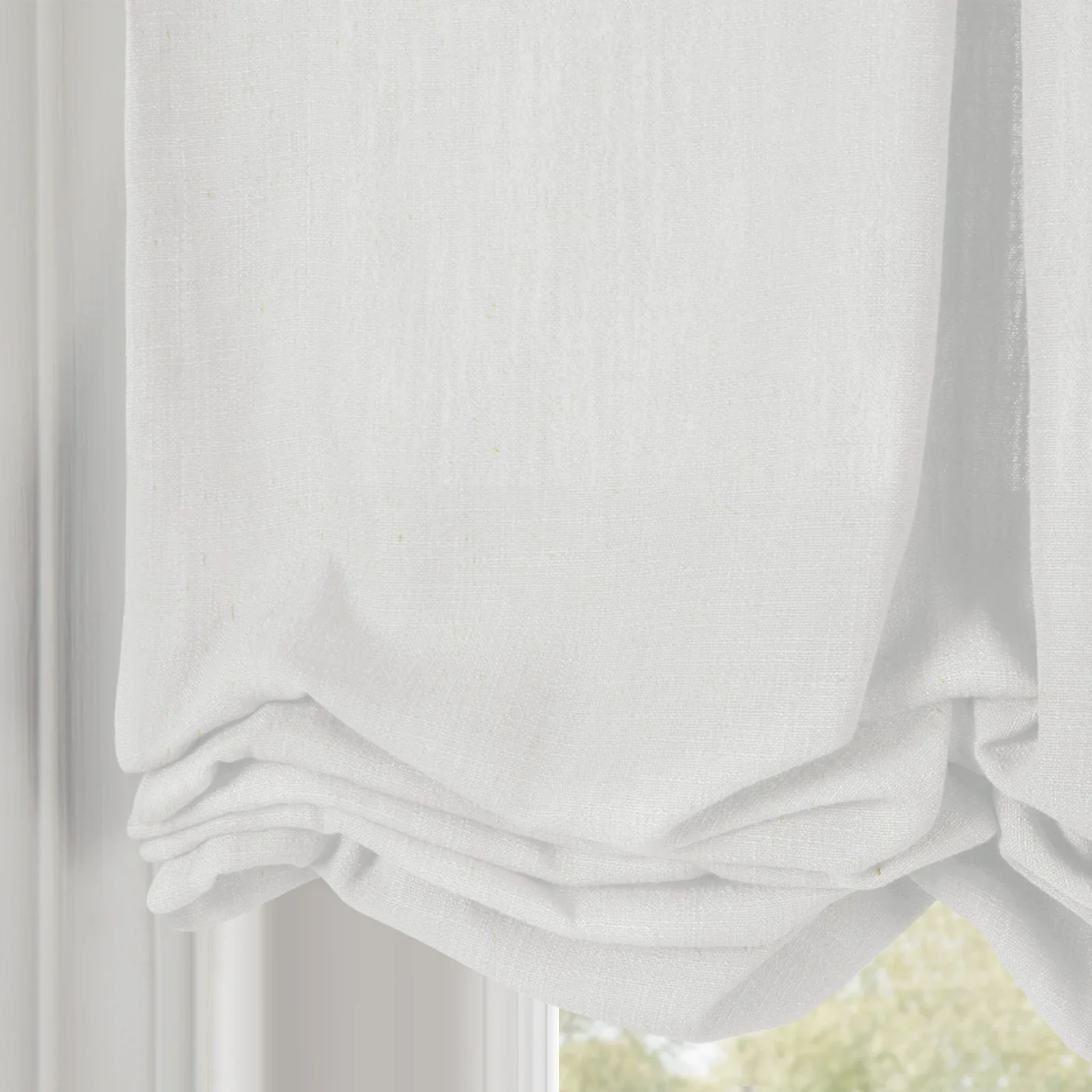 Liz Linen Pleated Balloon Shade Cord Lift - Image 13