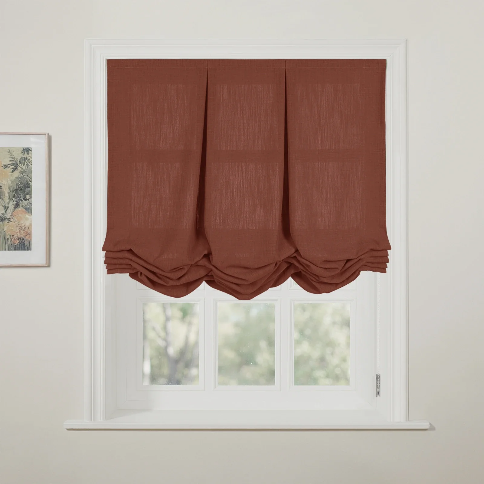 Liz Linen Pleated Balloon Shade Cord Lift - Image 140