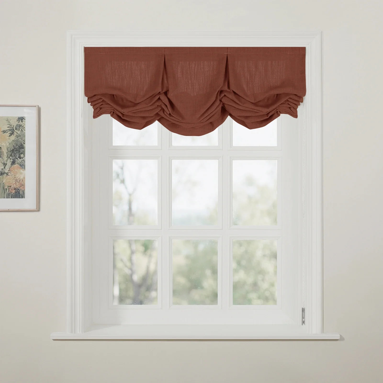 Liz Linen Pleated Balloon Shade Cord Lift - Image 142