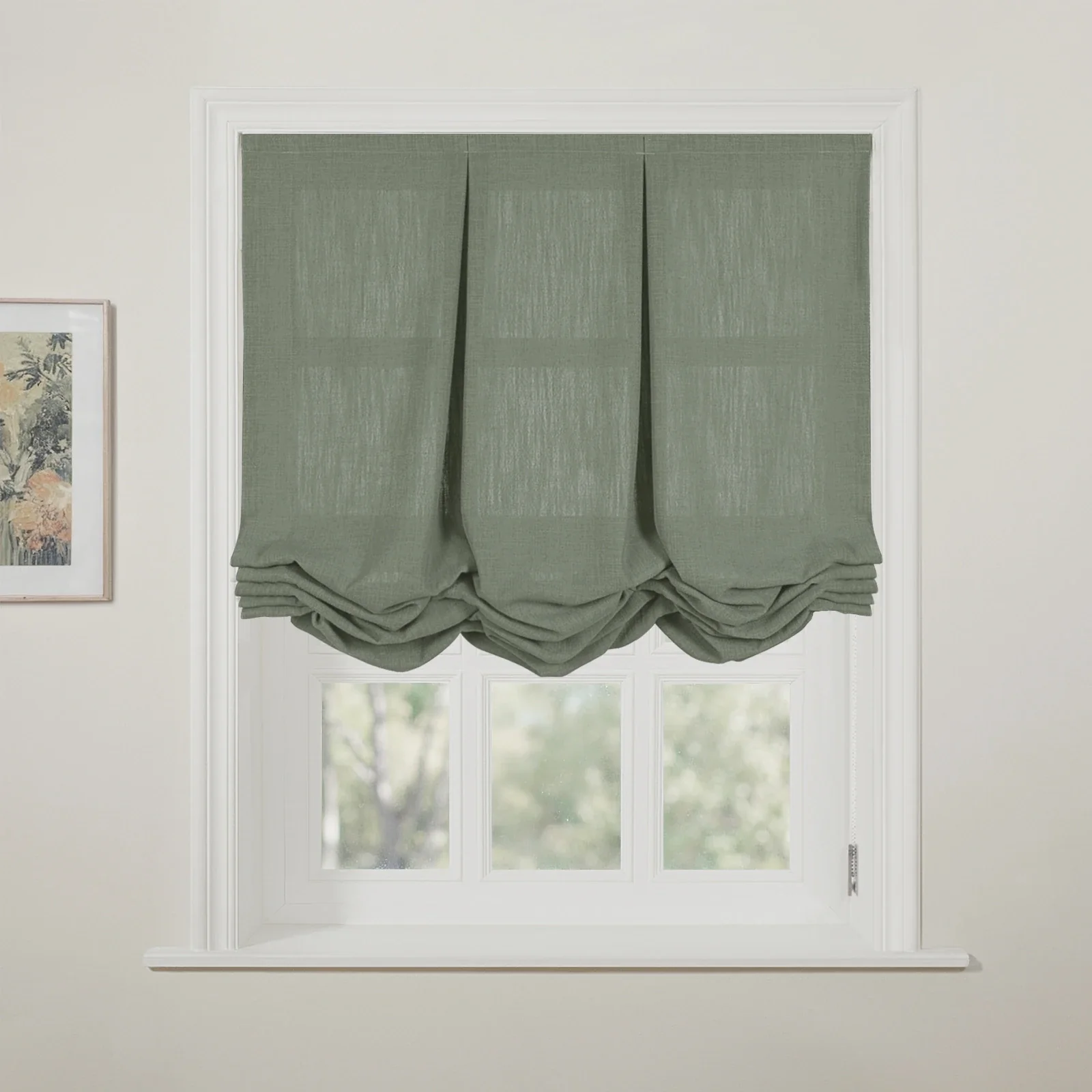 Liz Linen Pleated Balloon Shade Cord Lift - Image 182