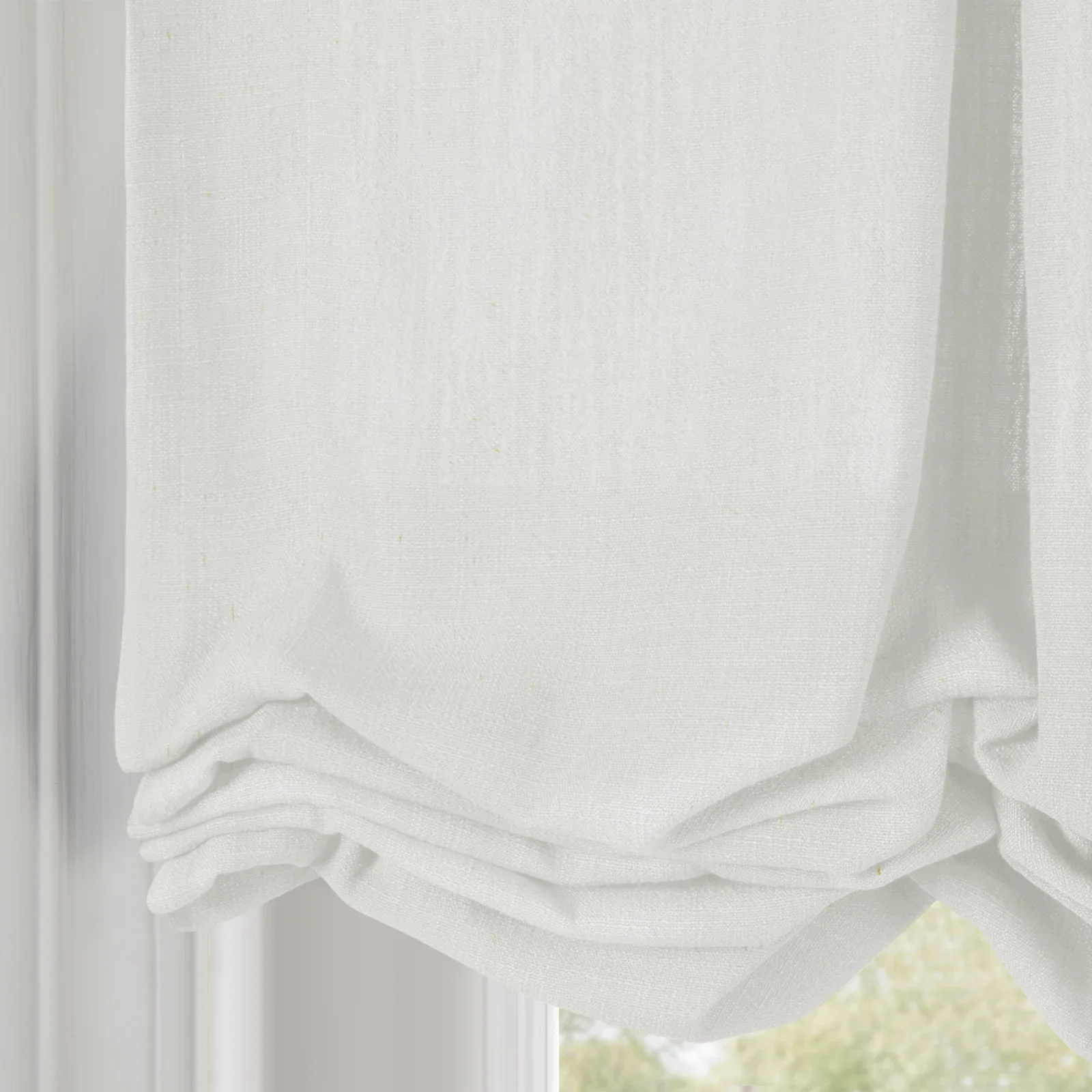 Liz Linen Pleated Balloon Shade Cord Lift - Image 19